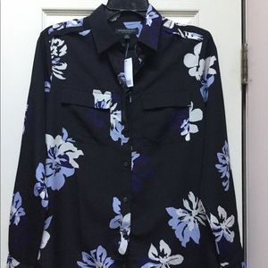Banana Republic Dillon-Fit Floral Blouse